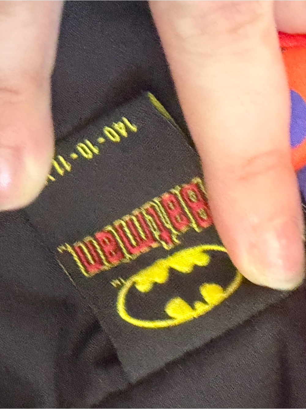 Vintage Batman Comic Print Puffer Jacket Kids Size 10-11 DC Comics - Picture 4 of 6